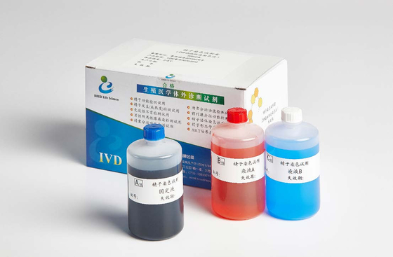 Diff-Quik Staining Sperm Morphology Stain Kit CE Marked Air-dried Smear Preparation