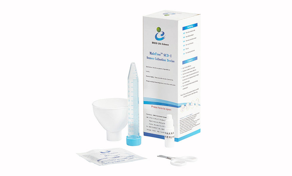 SCD-I Semen Collection Kit Non Spermicidal Material For IVF / Infertility Diagnosis